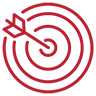 Bullseye icon red