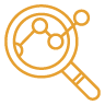 Magnifying Glass icon yellow